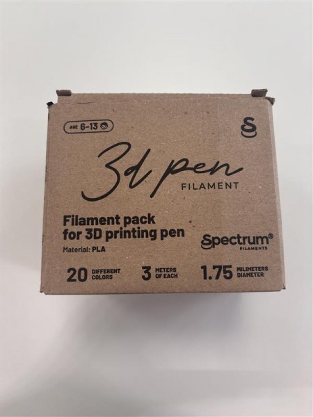Spectrum Filamento 3D, 20 colores - 3m