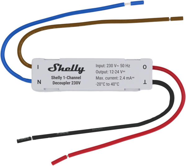 Shelly Desacoplador de 1 canal, 230V