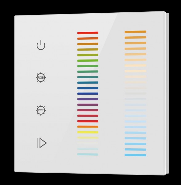 Synergy 21 LED Serie EOS 05 5-Kanal Wandtaster RGB-WW (RGB-CCT)