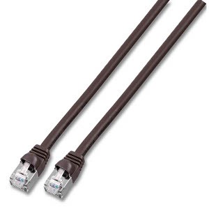 Patchkabel VOIP, RJ45, S/FTP(PIMF) 1,0m schwarz, CAT6, kurze