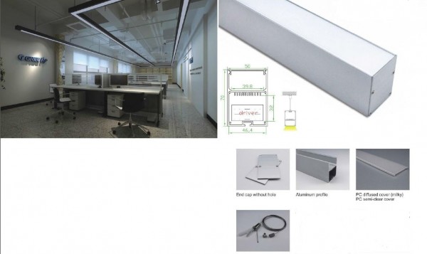 Synergy 21 ALU052 Perfil de Aluminio, 2m