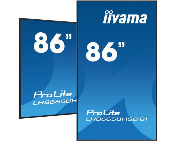 iiyama Prolite Pantalla 86" 4K, negro