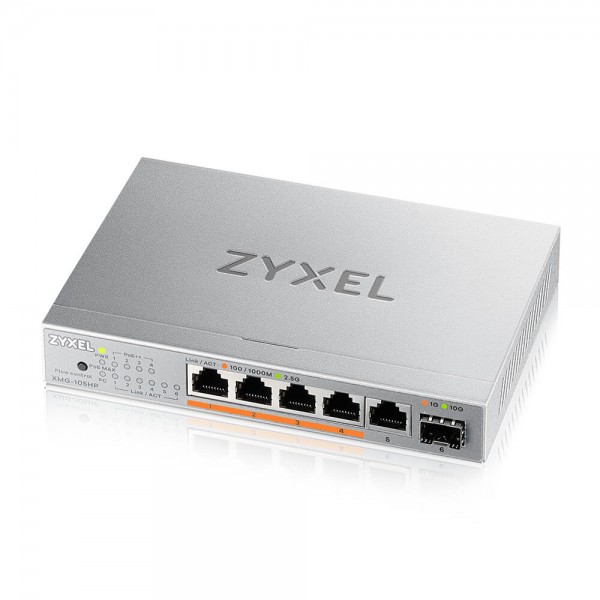 Zyxel Switch sobremesa 5x 2,5G + 1 SFP+