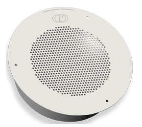 CyberData Ceiling Tile Drop-In Auxiliary Speaker ? Off White