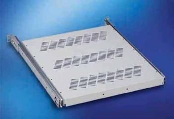 Vertiv(Knürr) Schrank gzub.Zwischenboden,T600, Vollauszug, t365-565, Lichtgrau,