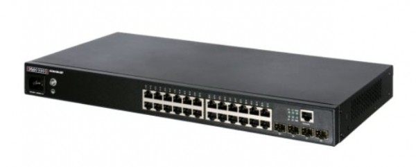 Edgecore Switch L2+ 24 x GE PoE+ + 4 GE SFP, PoE 190W, ECS4100-28P