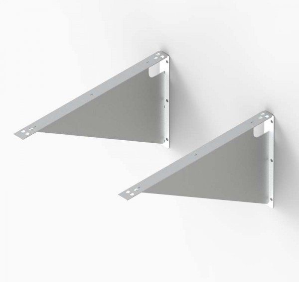 Triton 19"Schrank,zbh. Montagestützen für die Montage eines Standverteilers T600 mm an der Wand, Lichtgrau