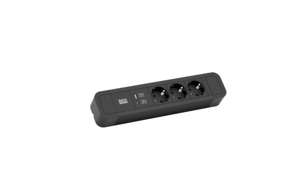 Bachmann Steckdosenleiste, PRIMO 2 3xCEE7/3, 1xUSB A&C Charger 2,0m CEE7/7