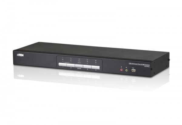 Aten Switch KVMP DVI/Audio dual link/dual display USB de 4x