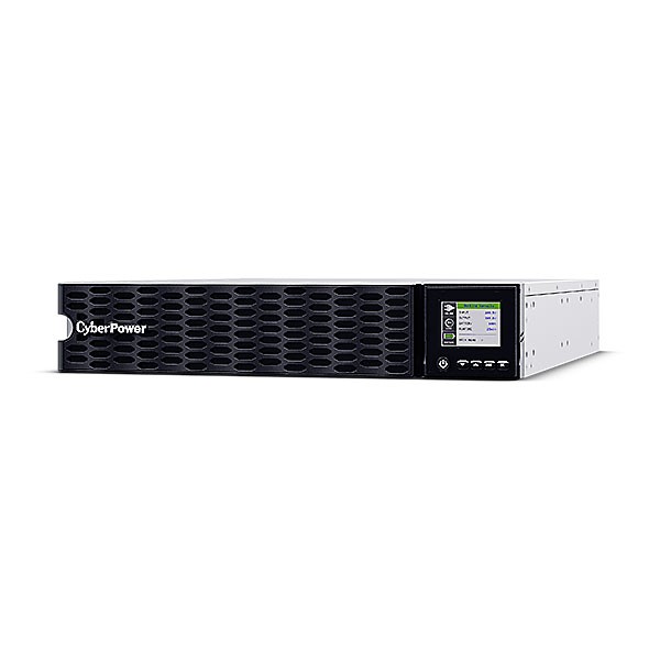 CyberPower USV, OL Tower/19"-Serie, 5000VA/5000W, 2HE, On-Line, LCD, USB/RS232, ext. Runtime, inkl. RMCARD205, 1-phasig