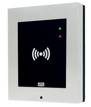 2N IP Verso Touch keypad & Bluetooth & RFID reader 125kHz, secured 13.56MHz, NFC, PICard compatible