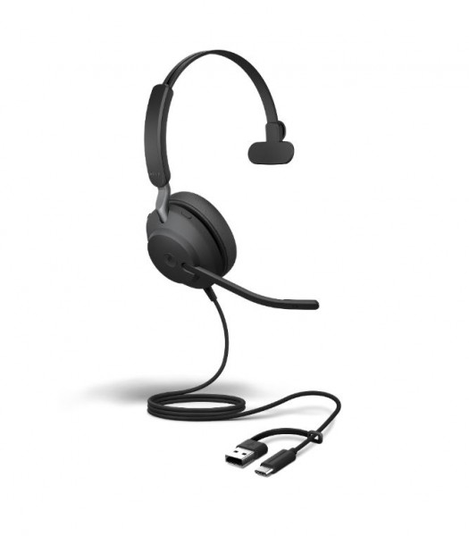 Jabra Evolve2 40 SE USB C/A, MS Mono
