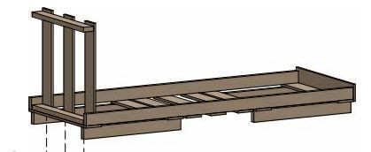 Triton 19"zbh.Paletten zusatzkosten für 52HE/800x1000, Palettenabmessung BxTxH 1150x2580x975