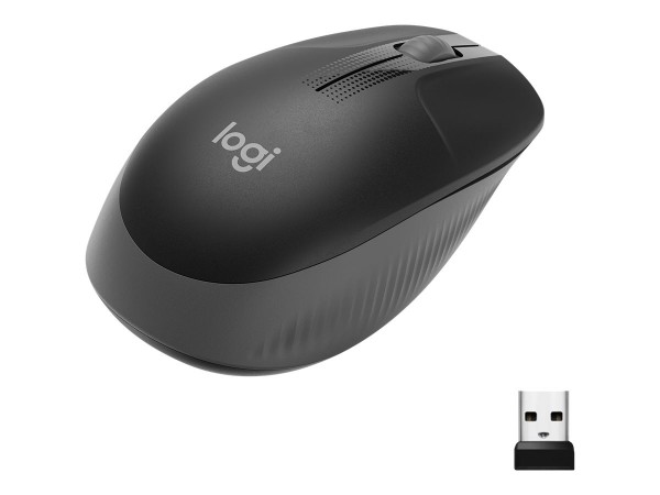 Logitech M190 Ratón inalámbrico, negro