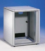 Knürr Schrank Smaract 15HE,B600/T800,T-Nut,Lichtgrau