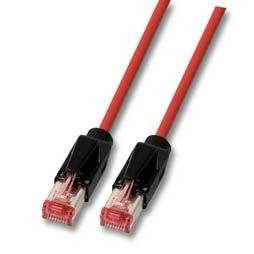 Patchkabel RJ45, CAT6A 500Mhz, 1.0m, rot; S-STP(S/FTP); ND-UC900+TM21, Industrietauglich(PUR),