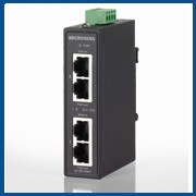 Microsens PoE+ Industrie Injektor für Hutschiene, MS656030