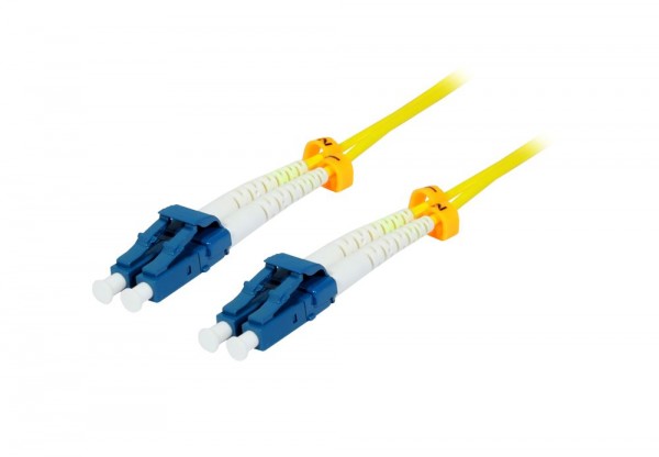 LWL-2-Faser-Patchk. 1,0mtr.LC-LC, 9/125um, OS2, AD=2mm, 652.D, Synergy 21,