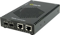Perle Medien Konverter S-1110P-S2SC10 LWL PoE