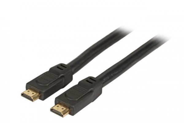 Cable vídeo HDMI 2.0, ST/ST, 4K60Hz, 20m, negro