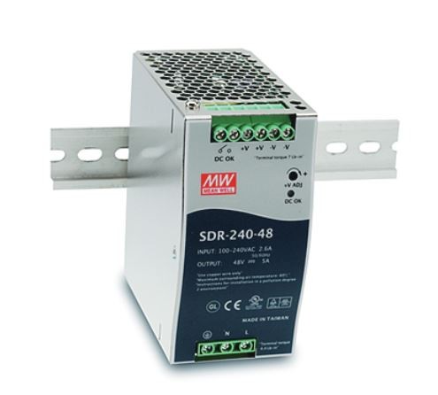 Mean Well SDR-240-24 Alimentación 24V/240W