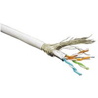 Kabel 100MHz,CAT5E,S-FTP,Patchk.PVC,100m Ring,