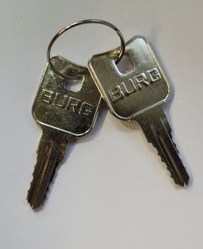 Triton 19&quot;Schrank,zbh. Ersatzschlüssel Burg(ehemals Southco (L1)), für aktuelle Serien, 2Stück(1Paar),