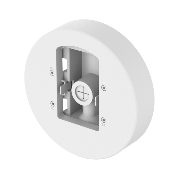 Hanwha Techwin Base de montaje en poste, blanco