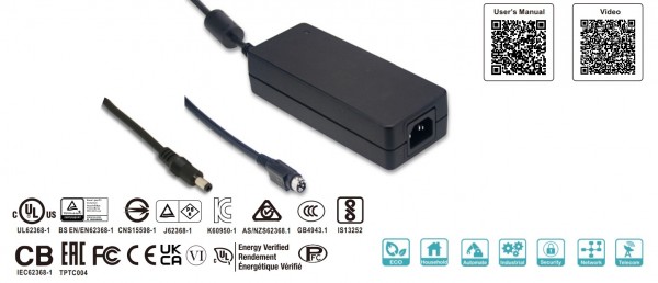 Mean Well Fuente de alimentación 12V/120W