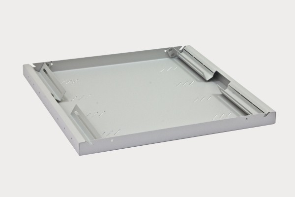Triton 19"zbh. Zwischenboden, 250mm, Frontmontage, Lichtgrau